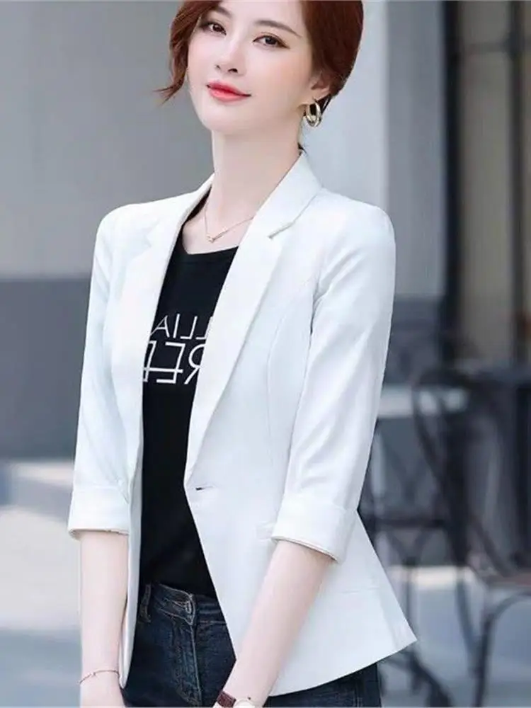 Женский костюм ort Seven Sve в корейском стиле, универсальный пиджак Cleanfit, офисная одежда, производство Китай, на одной пуговице
Женский костюм ort Seven Sve в корейском стиле, универсальный пиджак Cleanfit, офисная одежда, производство Китай, на одной пуговице