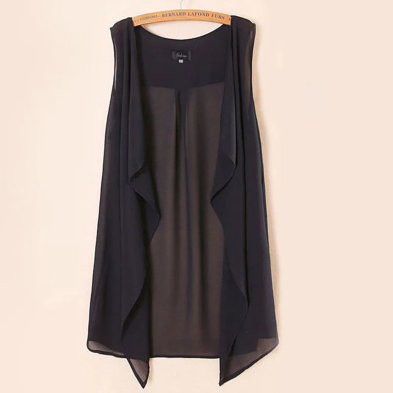 Summer New Casual Fashion Chiffon Tank Top Women Korean Style Sleeveless Cardigan Shirt Female Solid Coat Jacket Ladies Blouse
Summer New Casual Fashion Chiffon Tank Top Women Korean Style Sleeveless Cardigan Shirt Female Solid Coat Jacket Ladies Blouse