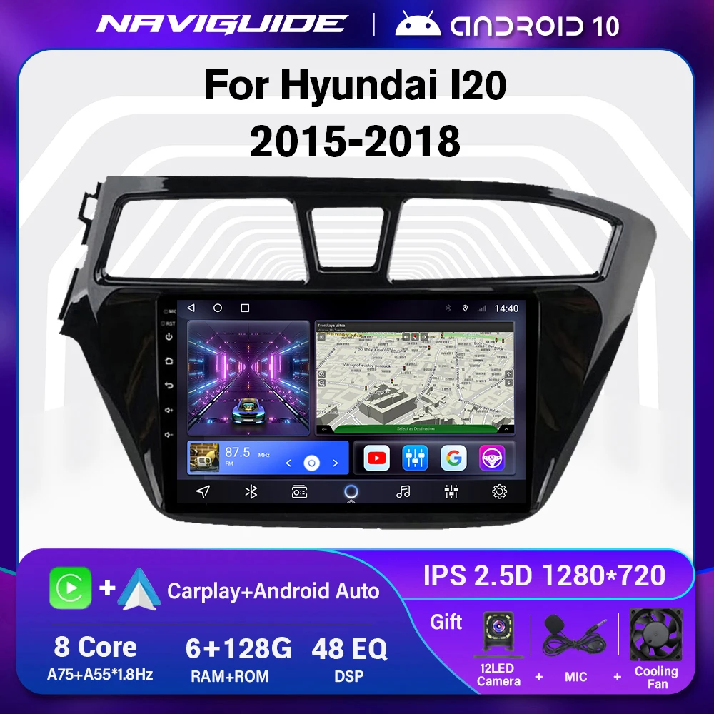 Автомобильный радиоприемник IDE S1 Android 10 для Hyundai I20 LHD RHD 2015-2018 стерео Мультимедийный плеер Android Автомобильный GPS навигатор Carplay
Автомобильный радиоприемник IDE S1 Android 10 для Hyundai I20 LHD RHD 2015-2018 стерео Мультимедийный плеер Android Автомобильный GPS навигатор Carplay