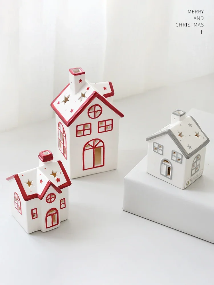 Nordic ins ceramic Christmas snow house desktop decoration ornaments Christmas house Christmas gifts small gifts
Nordic ins ceramic Christmas snow house desktop decoration ornaments Christmas house Christmas gifts small gifts