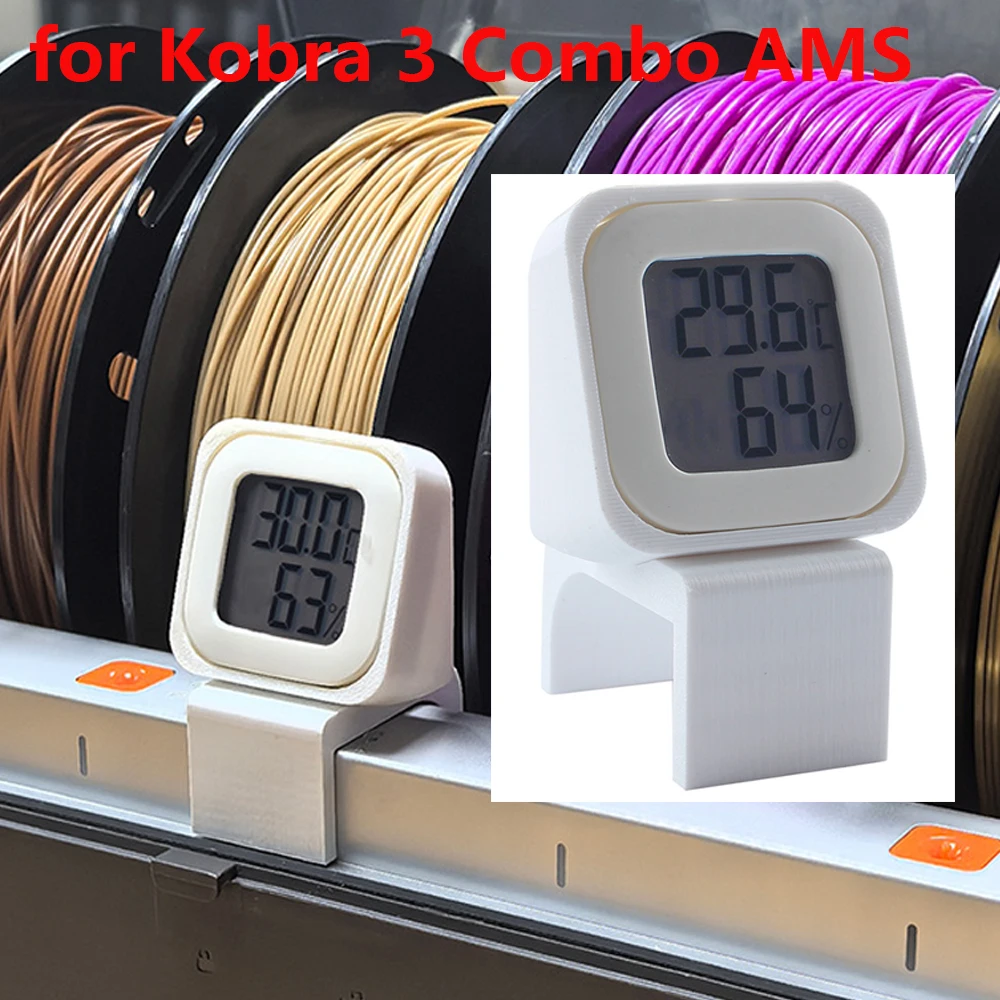For Anycubic Kobra 3 Combo AMS Temperature and Humidity Bracket Filament Humidity and Temperature Monitoring Kit 3D Printer Part