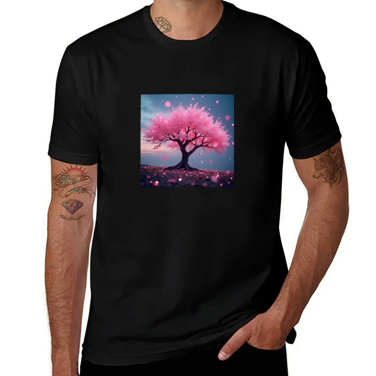 Glowing Pink Blossom – Cyber-Nature Serenity T-Shirt korean fashion sublime vintage clothes plus size men clothing
Glowing Pink Blossom – Cyber-Nature Serenity T-Shirt korean fashion sublime vintage clothes plus size men clothing