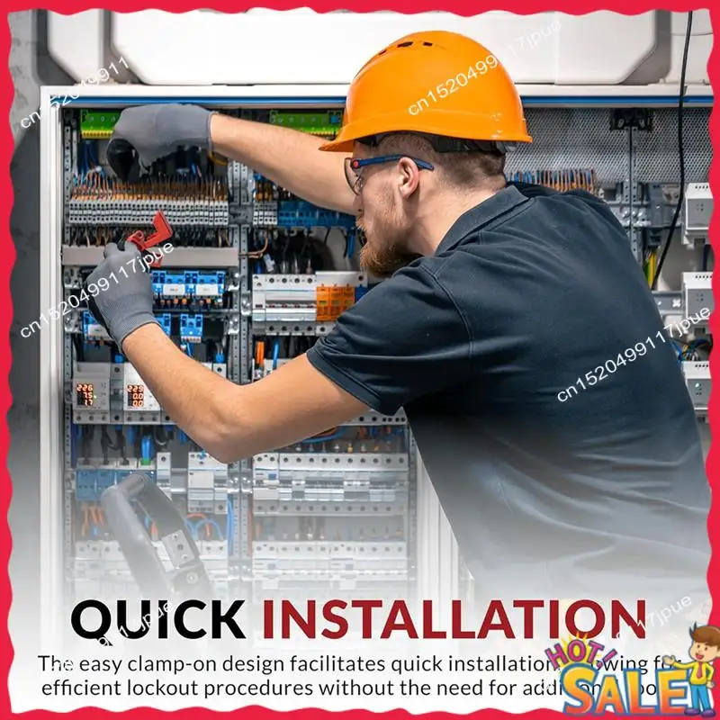 BOFO Circuit Breaker Lockout For 120-277V Clamp-On Electrical Single Pole Breaker Lock Out Tagout Kit Device Refill Stations
BOFO Circuit Breaker Lockout For 120-277V Clamp-On Electrical Single Pole Breaker Lock Out Tagout Kit Device Refill Stations