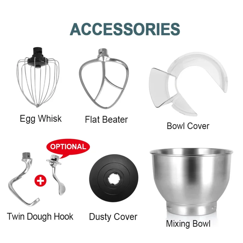 Professional OEM Cake Food Bread 1300W 5L 6.5L Planetary Aid Appliances Kitchen Robot Dough Stand Mixer
Professional OEM Cake Food Bread 1300W 5L 6.5L Planetary Aid Appliances Kitchen Robot Dough Stand Mixer