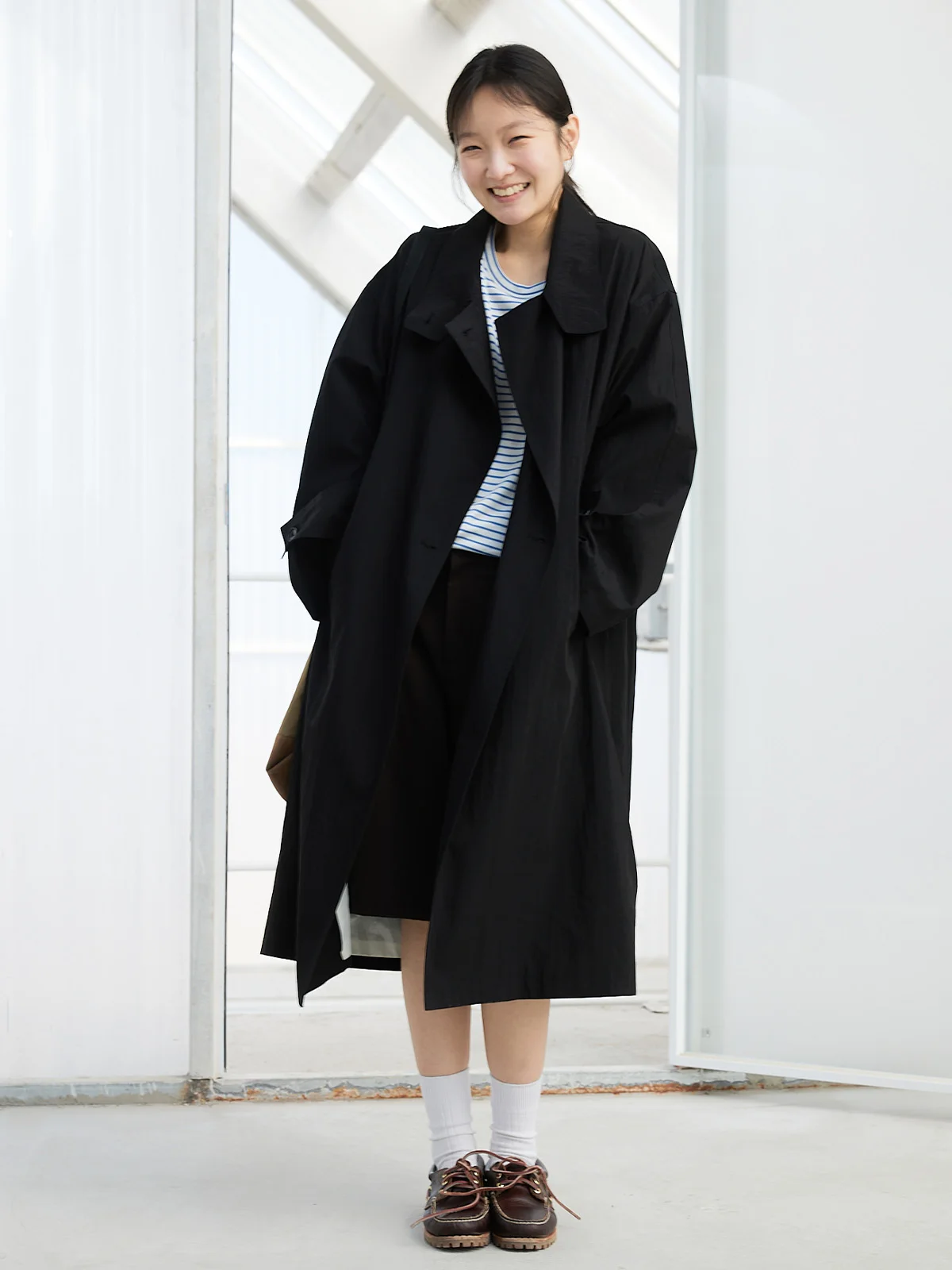 Library Long Drapey Collarless Coat Anti-Wrinkle Texture Raseel Fiber Women's Spring Fashion Outerwear Windproof Not Fleecelined
Library Long Drapey Collarless Coat Anti-Wrinkle Texture Raseel Fiber Women's Spring Fashion Outerwear Windproof Not Fleecelined