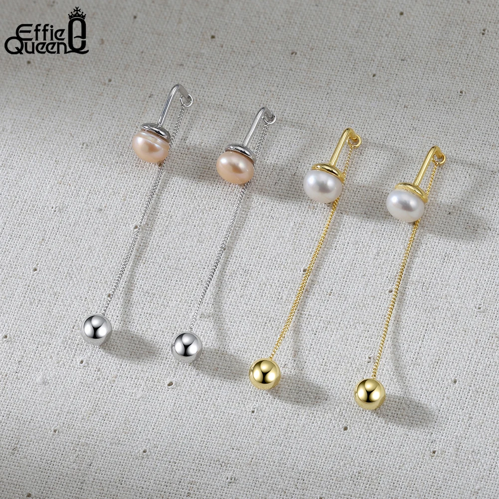 Effie Queen Real 925 Silver Natural Freshwater Pearl Tassel Drop Earrings Anniversary Party High Quality Fashion Jewelry GPE124
Effie Queen Real 925 Silver Natural Freshwater Pearl Tassel Drop Earrings Anniversary Party High Quality Fashion Jewelry GPE124