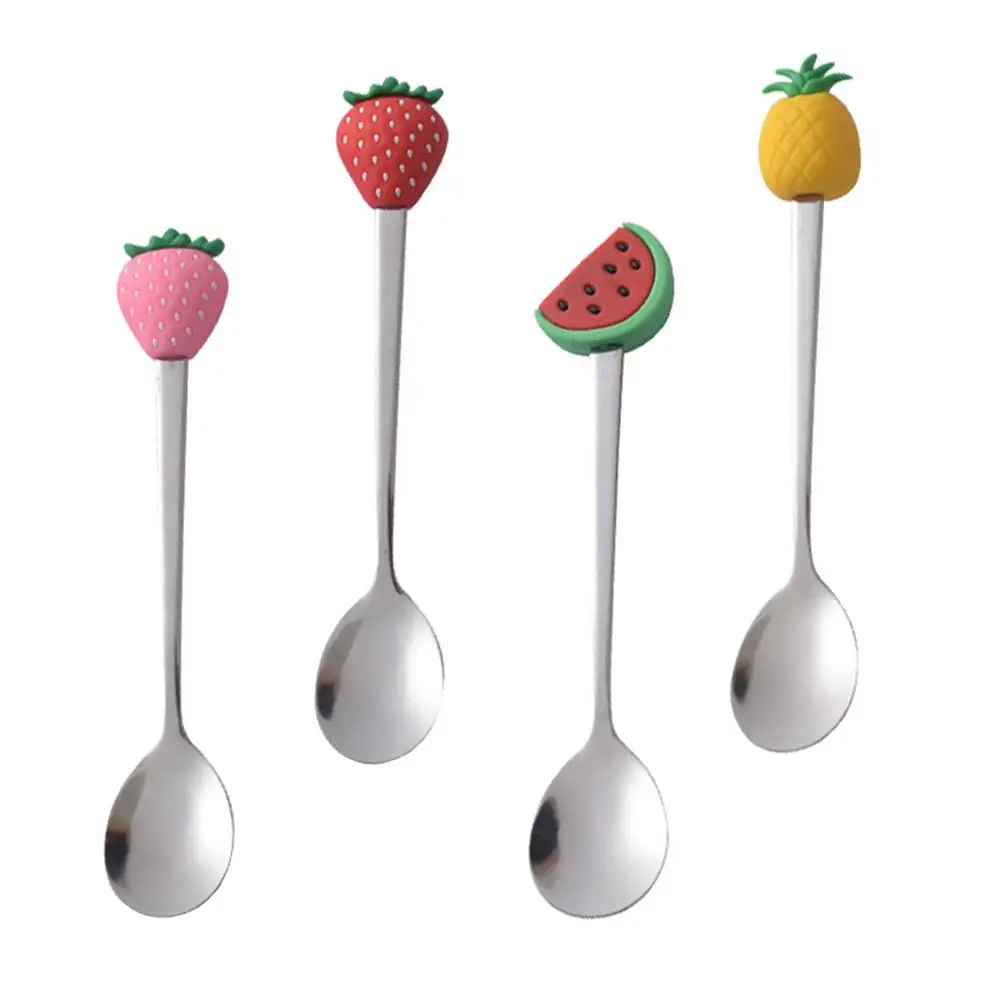 4 Pcs Spoon Fruit Creative Spoons Mixing Practical Dessert Tea Kid Children Lovely
4 Pcs Spoon Fruit Creative Spoons Mixing Practical Dessert Tea Kid Children Lovely