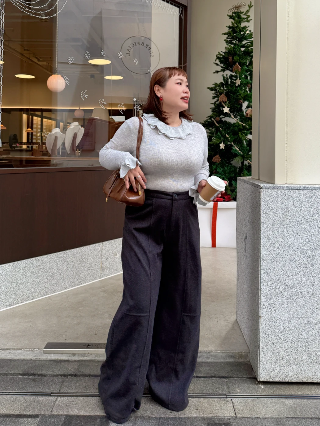 Loose Fce Lined Woolen Casual Pants High Waist Knife- Wide Leg Pants Comfortable Slimming Lazy Sle Women's Trousers
Loose Fce Lined Woolen Casual Pants High Waist Knife- Wide Leg Pants Comfortable Slimming Lazy Sle Women's Trousers