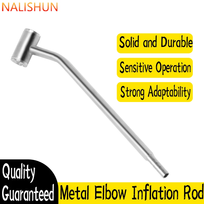 Double-Ended Tire Inflator with Quick-Connect & Barbed Fittings, Zinc Alloy, for Car/Truck Tires
Double-Ended Tire Inflator with Quick-Connect & Barbed Fittings, Zinc Alloy, for Car/Truck Tires