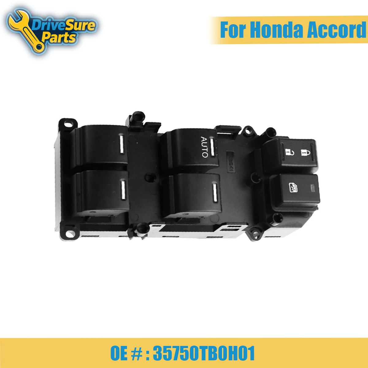 35750TB0H01 Left Side Auto Electric Power Window Control Switch for Honda Accord 2008 -2012 35750-TB0-H01 Car Accessories
35750TB0H01 Left Side Auto Electric Power Window Control Switch for Honda Accord 2008 -2012 35750-TB0-H01 Car Accessories