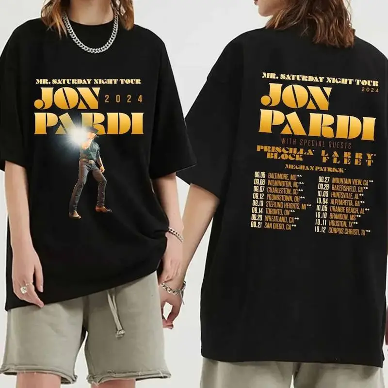 Jon Pardi Mr Saturday Night Tour 2024 T Shirt Concert In0222
Jon Pardi Mr Saturday Night Tour 2024 T Shirt Concert In0222