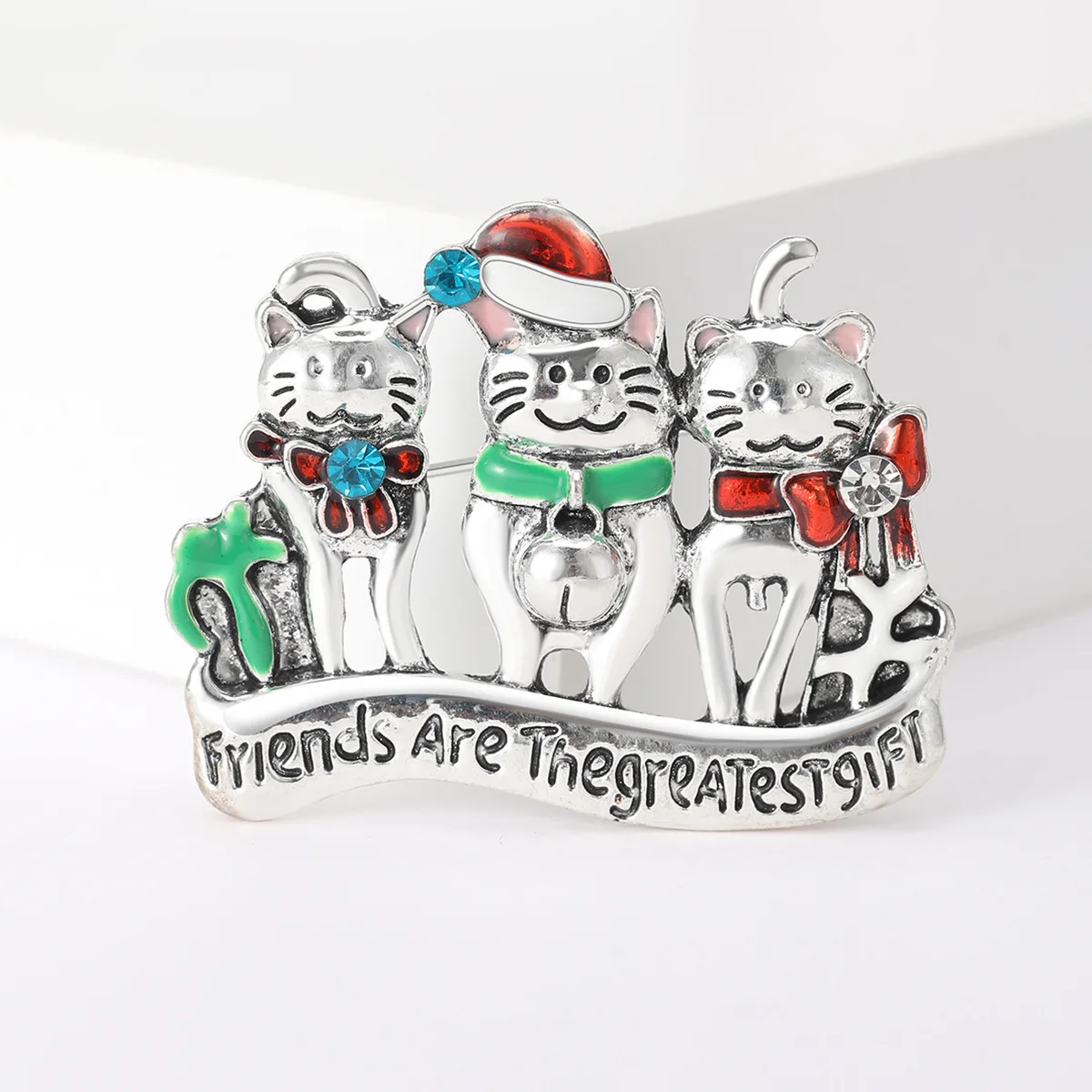 Sparkly Diamond Three Cats Christmas Collection Brooch Women's Unisexual Set Pin Banquet Party Badge Dress Jewellery Gifts
Sparkly Diamond Three Cats Christmas Collection Brooch Women's Unisexual Set Pin Banquet Party Badge Dress Jewellery Gifts