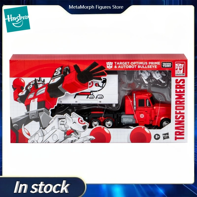 Оригинальная трансформирующаяся игрушка Hasbro Generations G Series Collaborative TARGET OPTIMUS PRIME AUTOBOT BULLSEYE, аниме-фигурка
Оригинальная трансформирующаяся игрушка Hasbro Generations G Series Collaborative TARGET OPTIMUS PRIME AUTOBOT BULLSEYE, аниме-фигурка