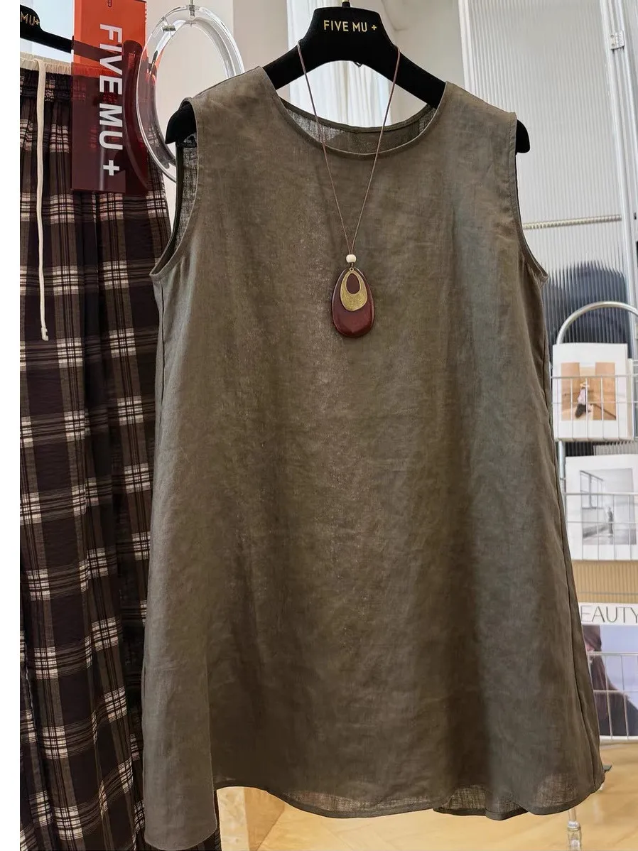 plus Size Retro Hong Kong Style Sleeveless Dress Women's Summer Thin Casual Open Cardigan Vest Short Skirt Breathable Skin-Fr...
plus Size Retro Hong Kong Style Sleeveless Dress Women's Summer Thin Casual Open Cardigan Vest Short Skirt Breathable Skin-Fr...