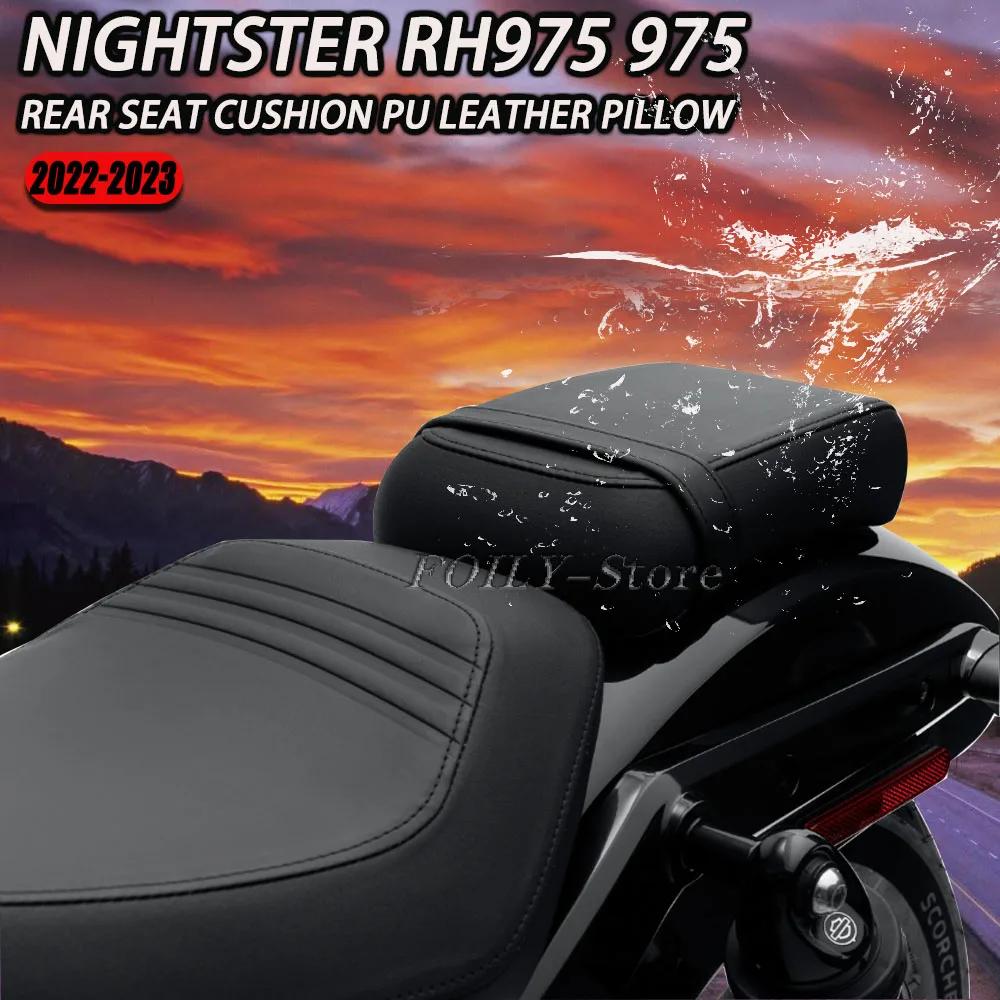 Black Motorcycle Rear Seat Cushion PU Leather Pillow for Nightster 2022 RH975 Nightster RH975 975 2022 2023 New
Black Motorcycle Rear Seat Cushion PU Leather Pillow for Nightster 2022 RH975 Nightster RH975 975 2022 2023 New