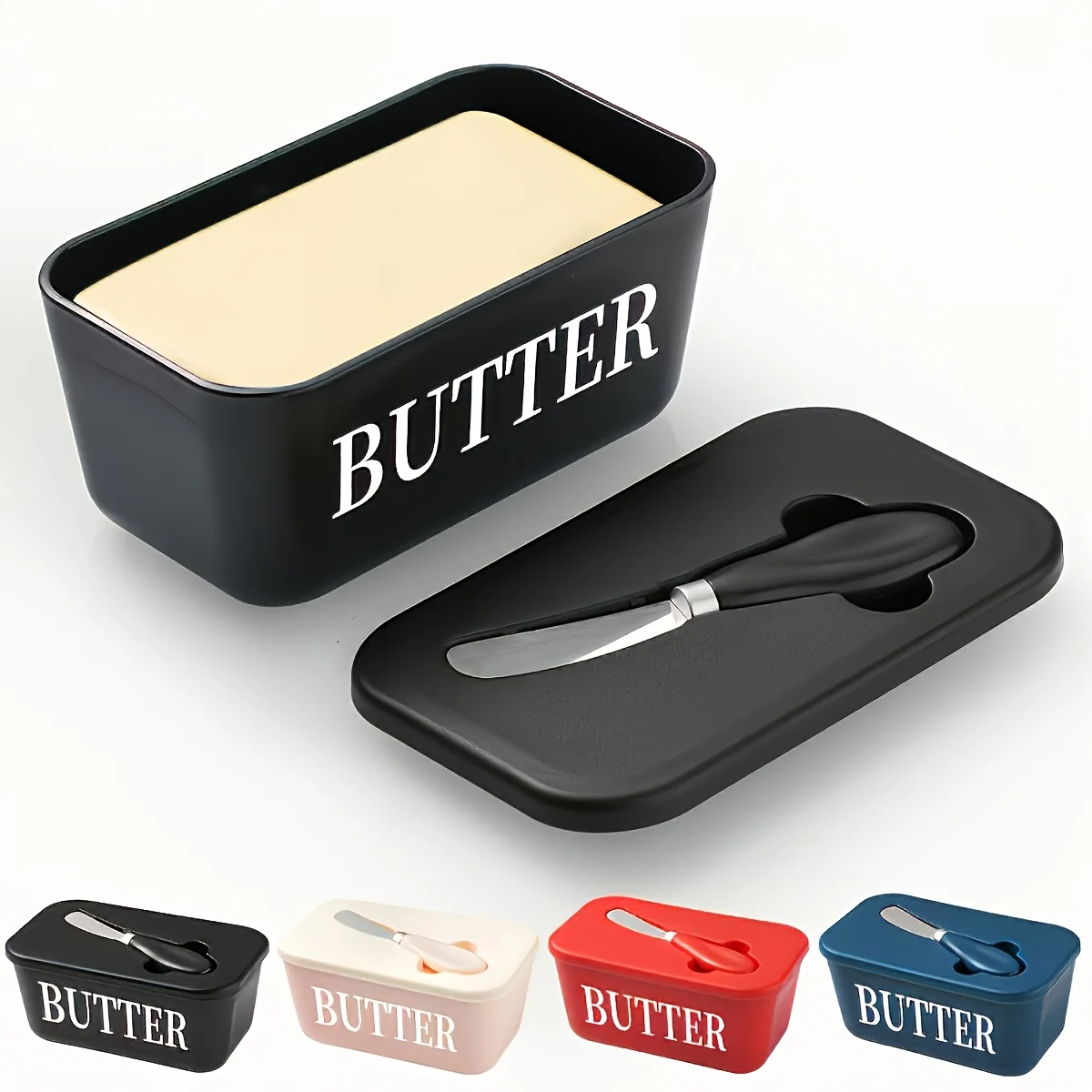 1pcs Butter Dish Set with Lid Fridge Storage Easy Clean Surface for Hotel Home Restaurant Serving Platter Holiday Gift Item
1pcs Butter Dish Set with Lid Fridge Storage Easy Clean Surface for Hotel Home Restaurant Serving Platter Holiday Gift Item