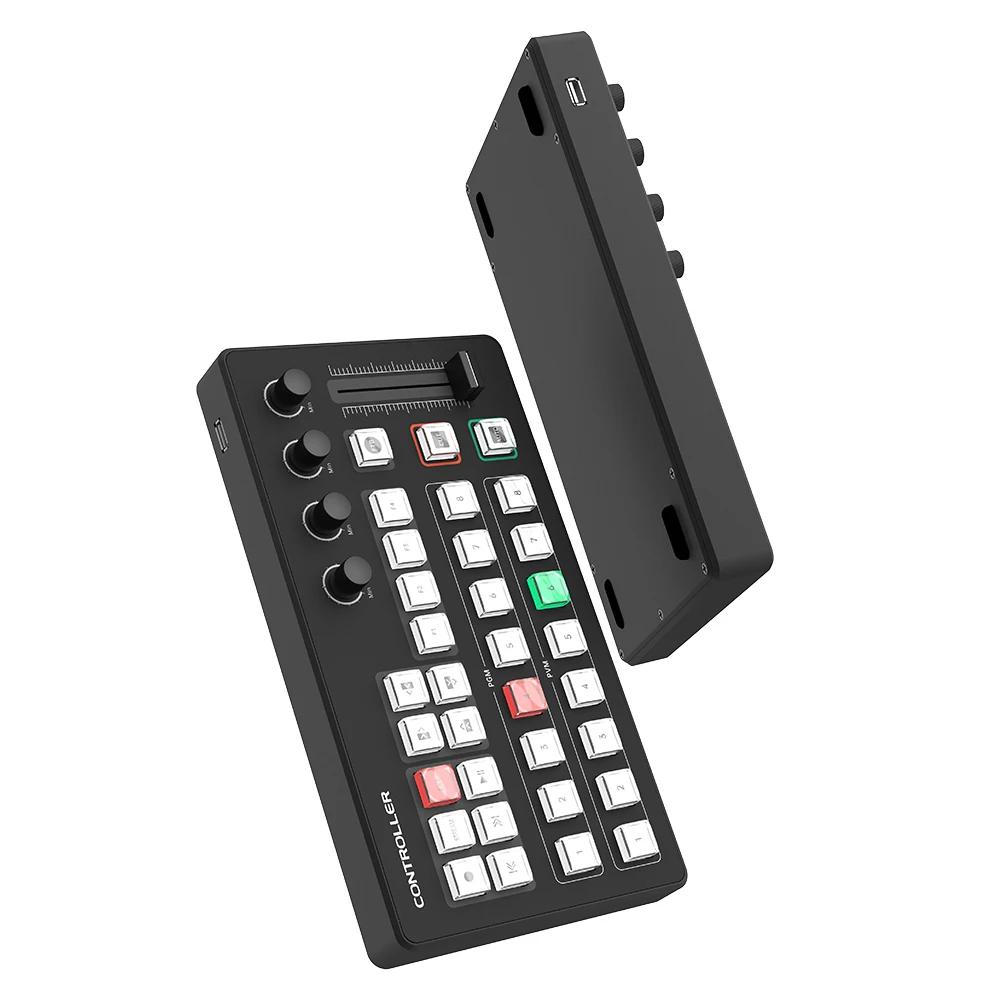 Mini MIDI Vmix USB Controller for Video Conference 4K NDI HD PTZ Camera Live Streaming Switcher in Broadcast System
Mini MIDI Vmix USB Controller for Video Conference 4K NDI HD PTZ Camera Live Streaming Switcher in Broadcast System