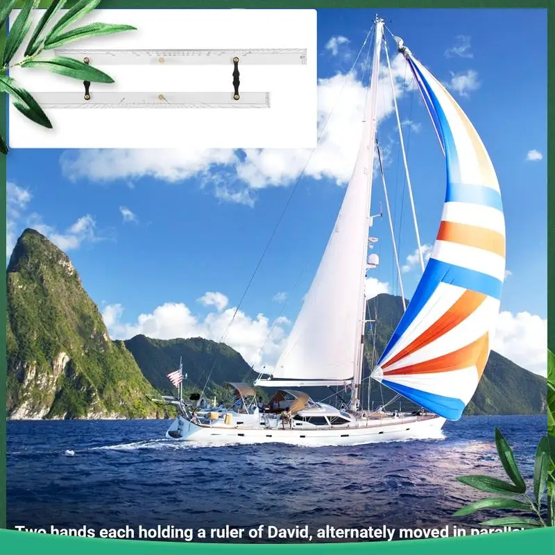 (NEW) Marine Ruler Parallel Ruler Nautical Charts Parallel Ruler Mapping Points To Pull Parallel Ruler
(NEW) Marine Ruler Parallel Ruler Nautical Charts Parallel Ruler Mapping Points To Pull Parallel Ruler