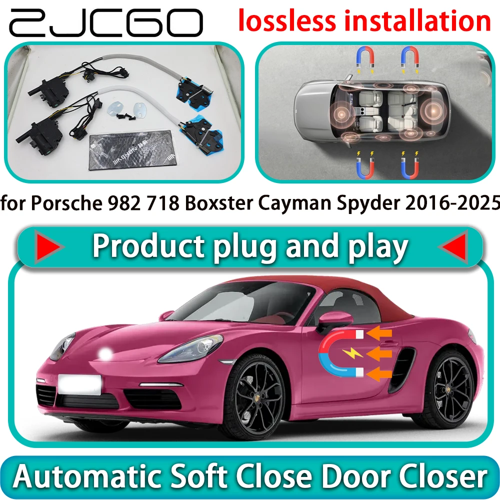 Комплект доводчиков дверей OEM для Porsche 982 718 Boxster Cayman Spyder 2016-2025: автоматическое мягкое закрытие, электропривод, система помощи при закрытии двери
Комплект доводчиков дверей OEM для Porsche 982 718 Boxster Cayman Spyder 2016-2025: автоматическое мягкое закрытие, электропривод, система помощи при закрытии двери