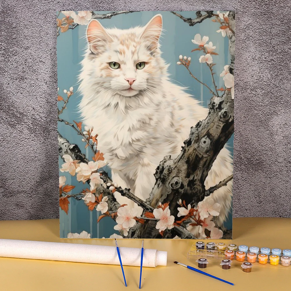 DIY Painting By Number Cat Animal HandPainted DIY Gift Kit Drawing On Canvas Flower Tree Paint By Number Wall Art Home Decor
DIY Painting By Number Cat Animal HandPainted DIY Gift Kit Drawing On Canvas Flower Tree Paint By Number Wall Art Home Decor