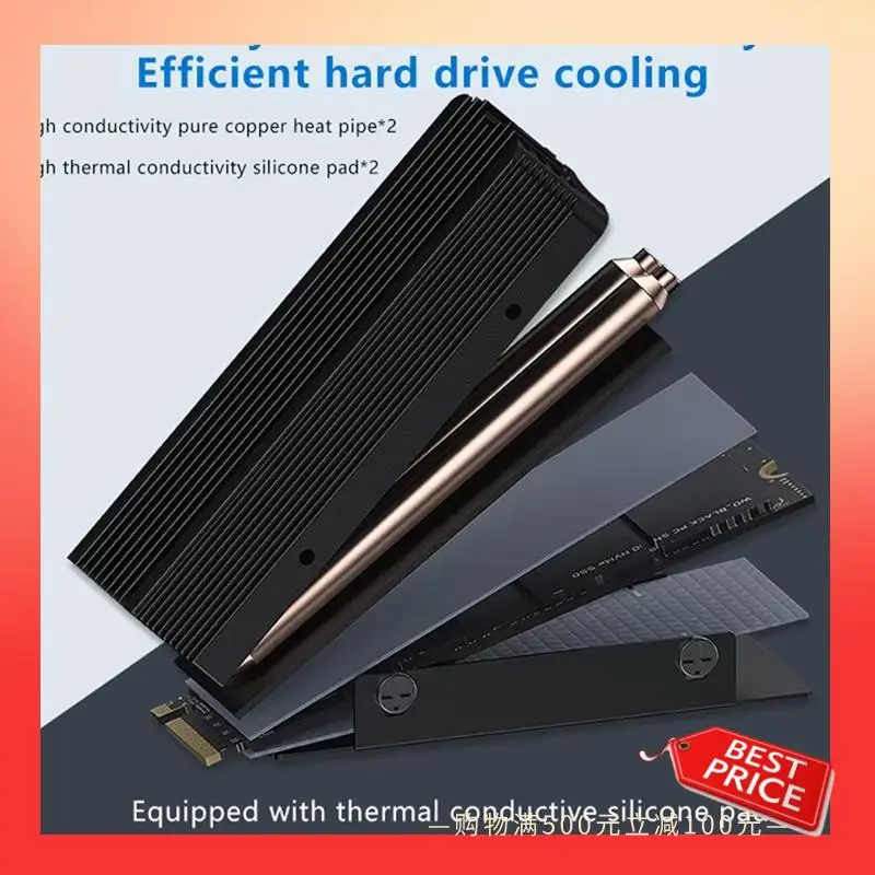 ABNR SSD-радиатор M.2 2280 SSD-радиатор для M.2 Nvme 2280 SSD 2 тепловые трубки M.2 SSD-радиатор черный
ABNR SSD-радиатор M.2 2280 SSD-радиатор для M.2 Nvme 2280 SSD 2 тепловые трубки M.2 SSD-радиатор черный