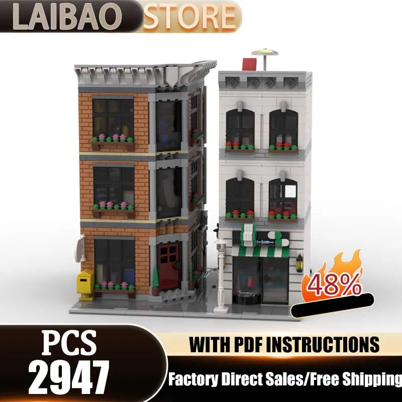 Конструктор City Building Moc: Спортивные магазины и аптеки, технологичные блоки, DIY-наборы для сборки, игрушки и подарки в стиле Street View на тему Рождества
Конструктор City Building Moc: Спортивные магазины и аптеки, технологичные блоки, DIY-наборы для сборки, игрушки и подарки в стиле Street View на тему Рождества