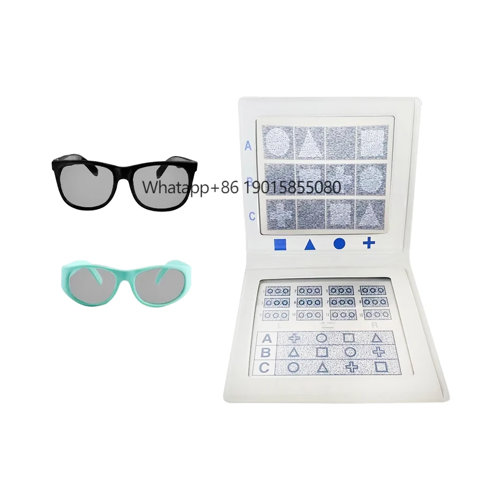 Optical Instrument Top Quality Optometry Random Dot 2-S Stereo Acuity Test 1007S
Optical Instrument Top Quality Optometry Random Dot 2-S Stereo Acuity Test 1007S