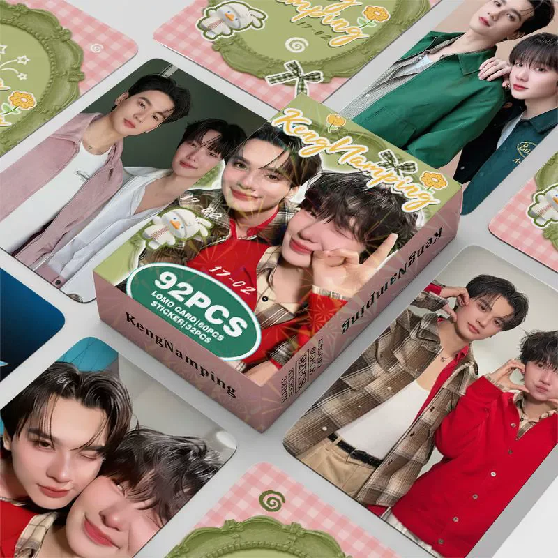 92PCS KengNamping Photo Cards Set - Thai BL Actor Lomo Card HD Small Cards with Bonus Stickers for Drama Lovers
92PCS KengNamping Photo Cards Set - Thai BL Actor Lomo Card HD Small Cards with Bonus Stickers for Drama Lovers
