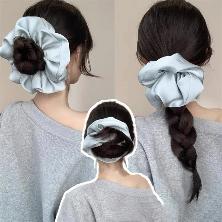Women's Silk Scrunchy Korean Satin Elegant Solid Color Large Headband High Elasticity Hair Care Fashionable Hair Accessory Girls
Women's Silk Scrunchy Korean Satin Elegant Solid Color Large Headband High Elasticity Hair Care Fashionable Hair Accessory Girls