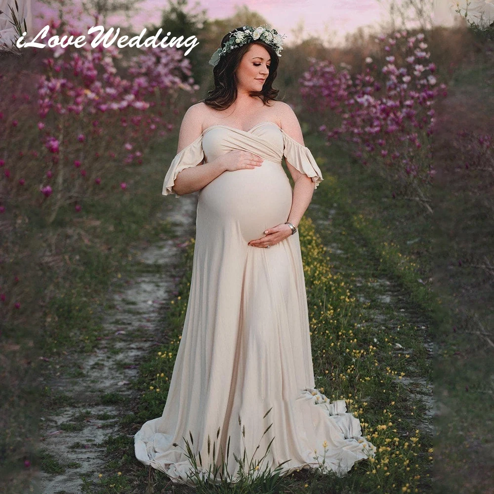 Maternity Dress for Photoshoot Off Shoulder Pregnancy Maxi Dresses for Photography 2024 Soft Satin Sweetheart A-Line Prom Gowns
Maternity Dress for Photoshoot Off Shoulder Pregnancy Maxi Dresses for Photography 2024 Soft Satin Sweetheart A-Line Prom Gowns