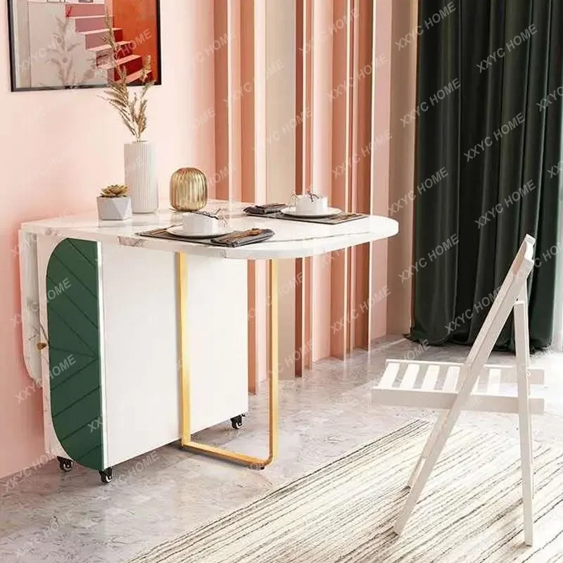 Small Apartment Nordic Dining Table Rectangular Multi-Functional Butterfly Storage Simple
Small Apartment Nordic Dining Table Rectangular Multi-Functional Butterfly Storage Simple