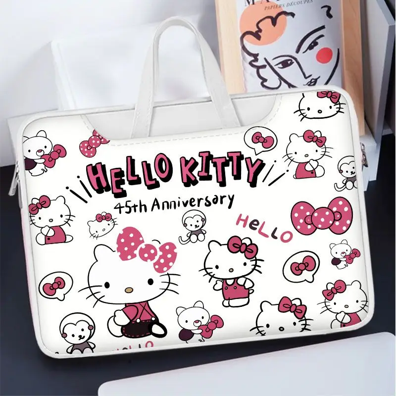 Hello Kitty Laptop Bag Soft Surface PU Seismic Resistant Interior Portable Computer Bag New Cute Cartoon Pattern Handbag
Hello Kitty Laptop Bag Soft Surface PU Seismic Resistant Interior Portable Computer Bag New Cute Cartoon Pattern Handbag