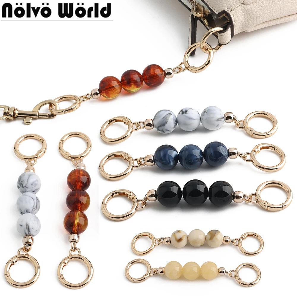 2/5/15PCS 13.5cm Bag Extension Chain with Spring Ring For Transform Shoulder Strap Decoration Chain Beaded Pendant Accessories
2/5/15PCS 13.5cm Bag Extension Chain with Spring Ring For Transform Shoulder Strap Decoration Chain Beaded Pendant Accessories