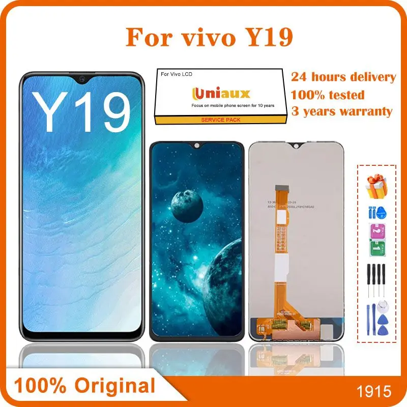 6,53 "оригинальный для Vivo Y19 1915 ЖК-дисплей сенсорный экран дигитайзер Замена
6,53 "оригинальный для Vivo Y19 1915 ЖК-дисплей сенсорный экран дигитайзер Замена