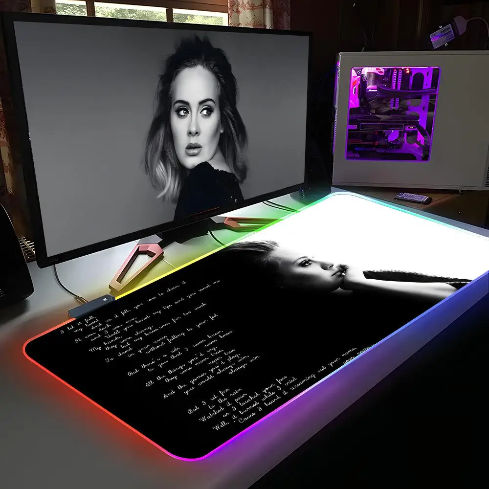 Adele Adkins Mouse Pad RGB Rubber Computer Laptop Official Game Colored esports Aesthetic Pretty Fashion Luxury Mat
Adele Adkins Mouse Pad RGB Rubber Computer Laptop Official Game Colored esports Aesthetic Pretty Fashion Luxury Mat