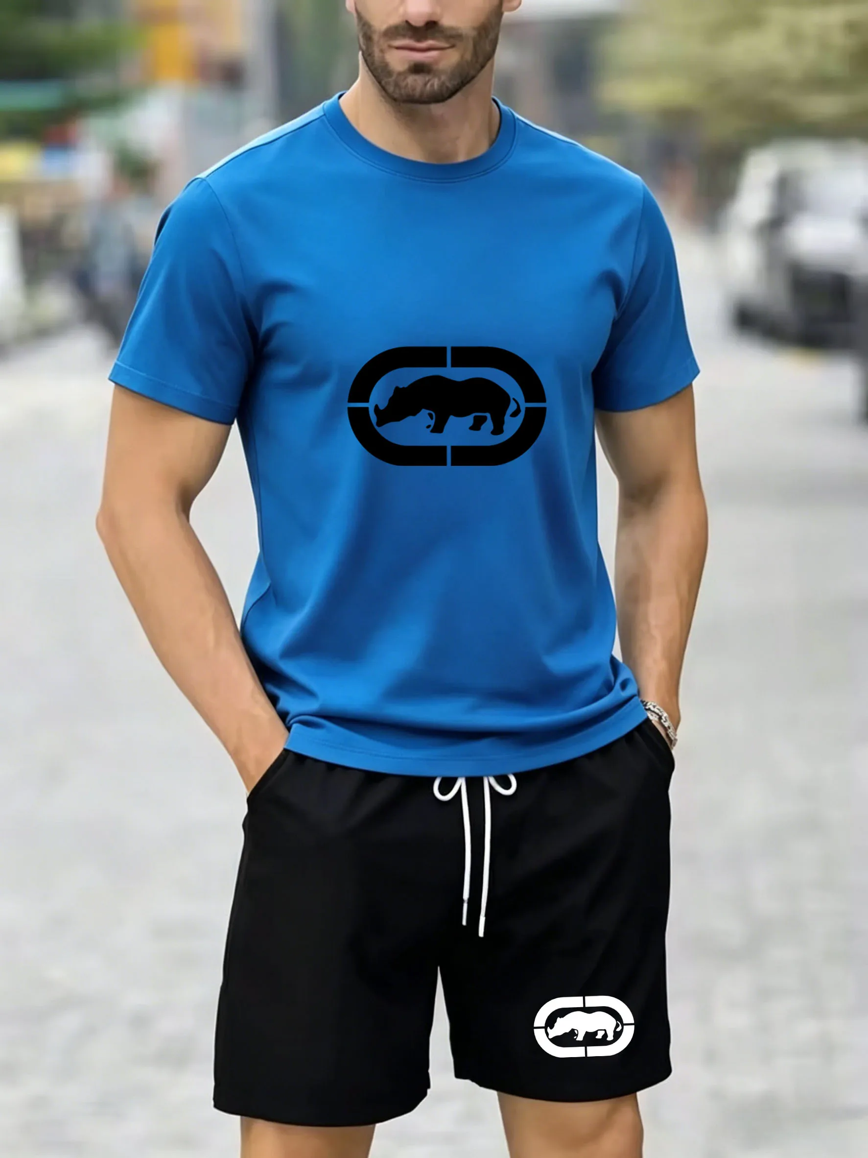 Men's suit 2026 new luxury brand letter printed T-shirt, short sleeved T-shirt set, high-quality men's clothing, streetwear
Men's suit 2026 new luxury brand letter printed T-shirt, short sleeved T-shirt set, high-quality men's clothing, streetwear