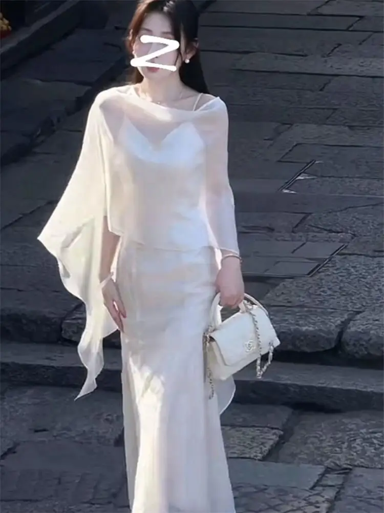 Женский летний кардиган из нестандартного ледяного шелка с защитой от солнца, кружевной накидкой и юбкой, для кондиционированных помещений, с защитой плеч
Женский летний кардиган из нестандартного ледяного шелка с защитой от солнца, кружевной накидкой и юбкой, для кондиционированных помещений, с защитой плеч