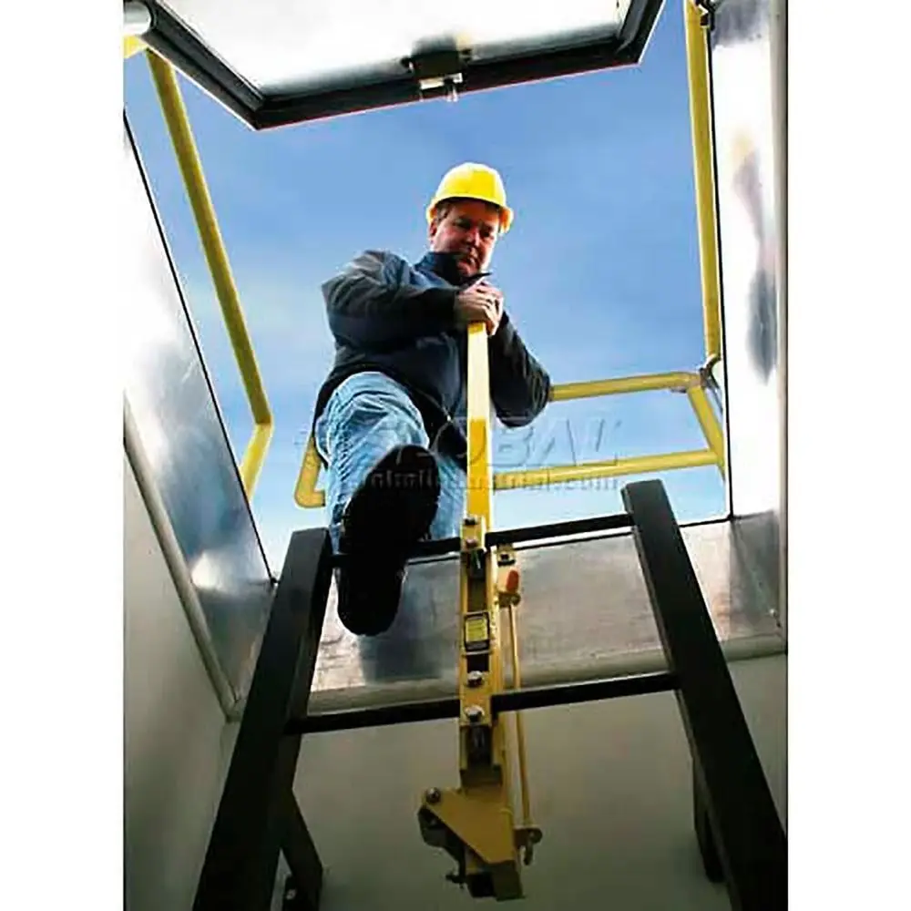 Safety Yellow Coated Steel Ladder with Safety Post
Safety Yellow Coated Steel Ladder with Safety Post