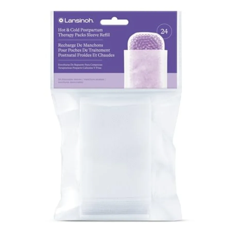 Lansinoh Hot and Cold Postpartum Therapy Packs Disposable Sleeve Refill, 24 Count
Lansinoh Hot and Cold Postpartum Therapy Packs Disposable Sleeve Refill, 24 Count