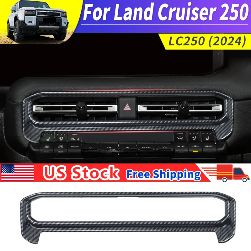 For 2024 2025 Land Cruiser Prado LC 250 1958 J250 Air Conditioning Vent Decoration Cover, Upgraded Accessories Air outlet cover
For 2024 2025 Land Cruiser Prado LC 250 1958 J250 Air Conditioning Vent Decoration Cover, Upgraded Accessories Air outlet cover