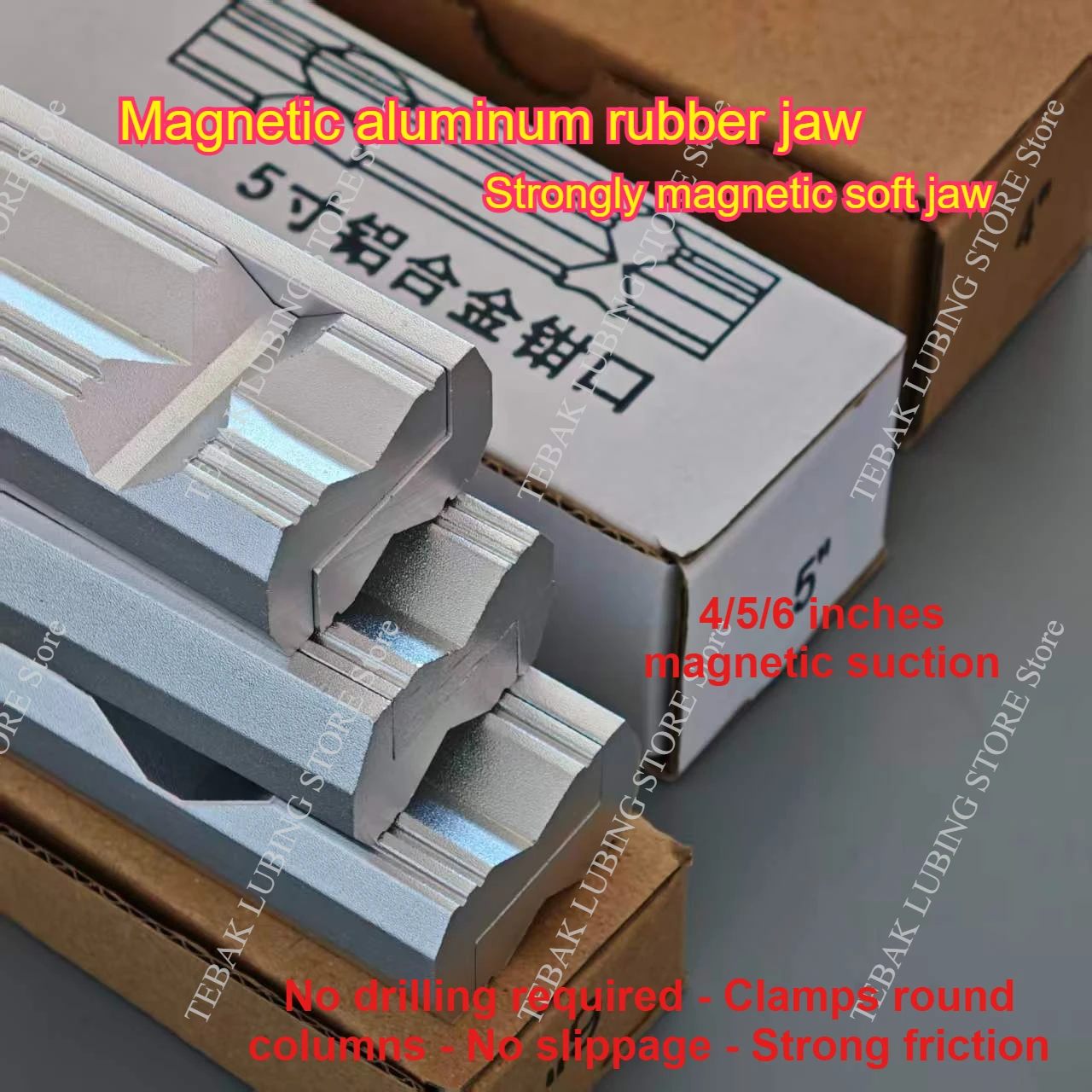 Magnetic Vice Jaws Protective Cover 4 5 6inch Bench Vise Pad Multipurpose Aluminum Clamp Anti Slip Mat
Magnetic Vice Jaws Protective Cover 4 5 6inch Bench Vise Pad Multipurpose Aluminum Clamp Anti Slip Mat