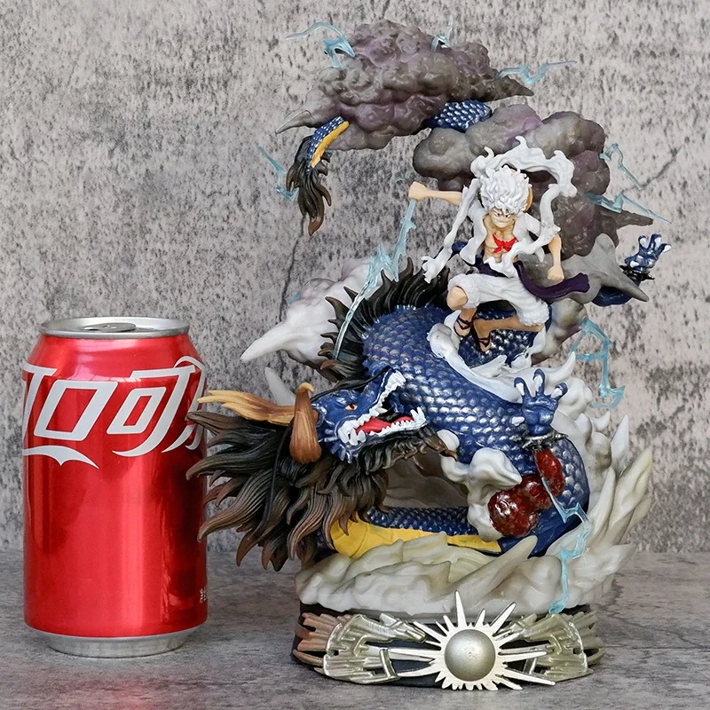One Piece Gear 5 Nika Luffy Holding Lightning Vs Kaido Dragon Pvc Action Figure Collectible Model Statue Desktop Ornament
One Piece Gear 5 Nika Luffy Holding Lightning Vs Kaido Dragon Pvc Action Figure Collectible Model Statue Desktop Ornament