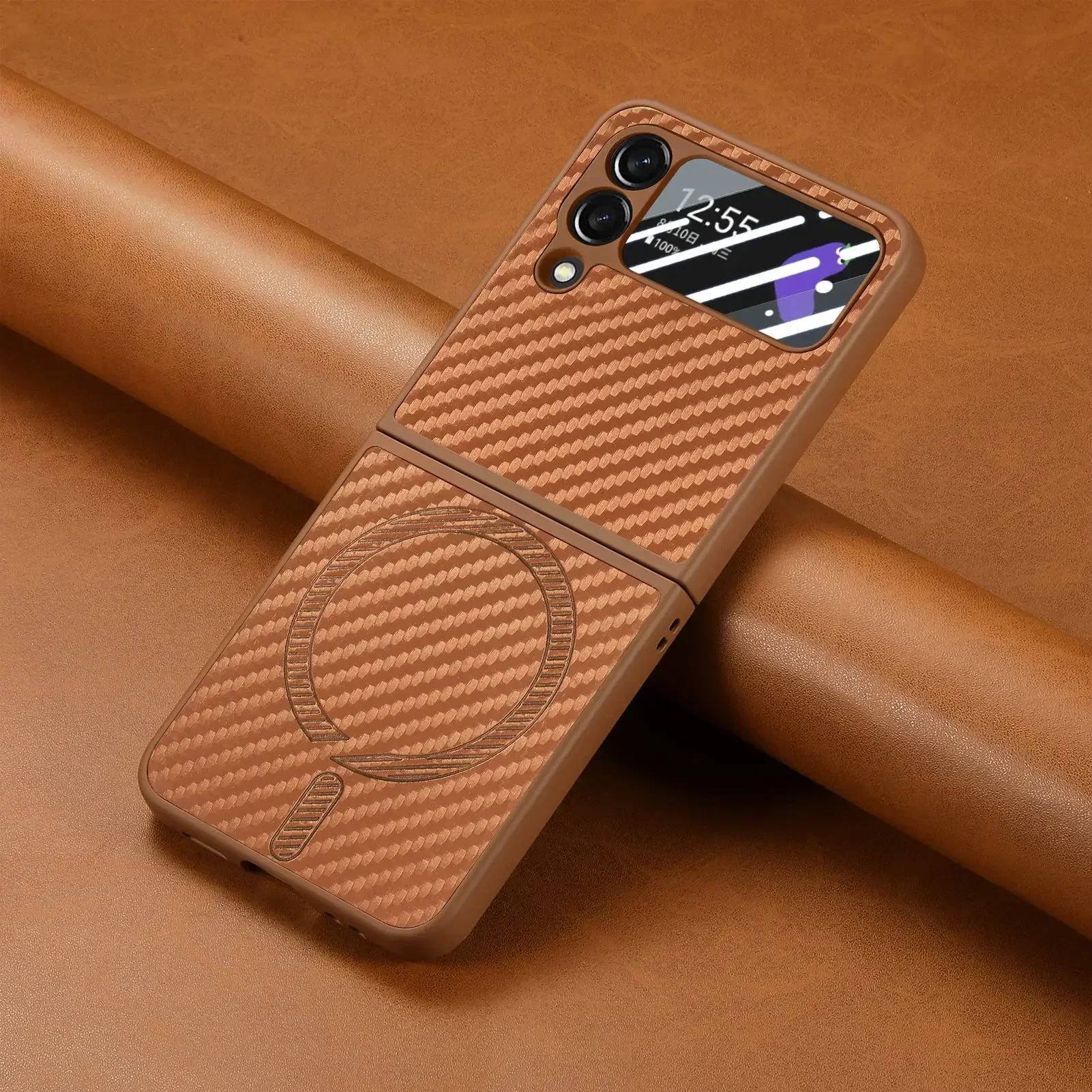 Carbon Fibre Tempered Glass Magnetic Case For Samsung Galaxy Z Flip 6 5 4 5G Wirlesss Charging Flip6 Flip5 Full Protection Cover
Carbon Fibre Tempered Glass Magnetic Case For Samsung Galaxy Z Flip 6 5 4 5G Wirlesss Charging Flip6 Flip5 Full Protection Cover