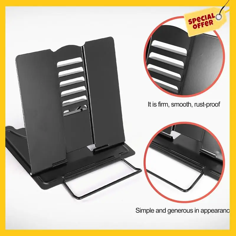 Подставка для книг Abcydesk, металлическая подставка для чтения, держатель для книг, регулируемая подставка под углом, держатель для документов, портативный, прочный, легкий (черный)
Подставка для книг Abcydesk, металлическая подставка для чтения, держатель для книг, регулируемая подставка под углом, держатель для документов, портативный, прочный, легкий (черный)