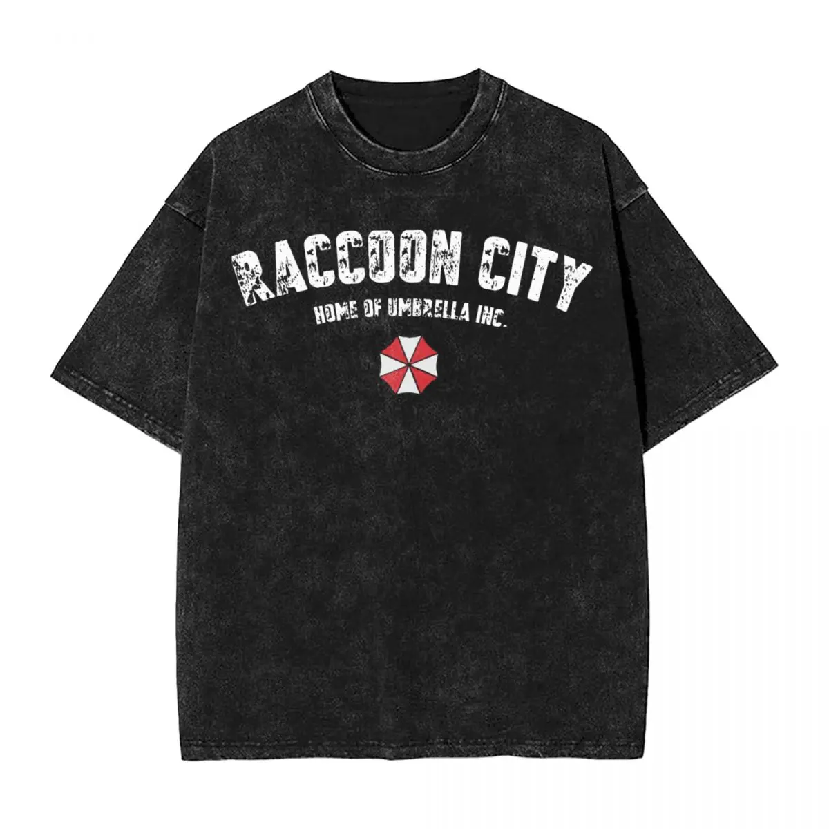 Raccoon City Home Of Umbrella T Shirt Washed Cotton Harajuku T-Shirt Resident Evils for Men Streetwear Graphic Printed Tee Shirt
Raccoon City Home Of Umbrella T Shirt Washed Cotton Harajuku T-Shirt Resident Evils for Men Streetwear Graphic Printed Tee Shirt