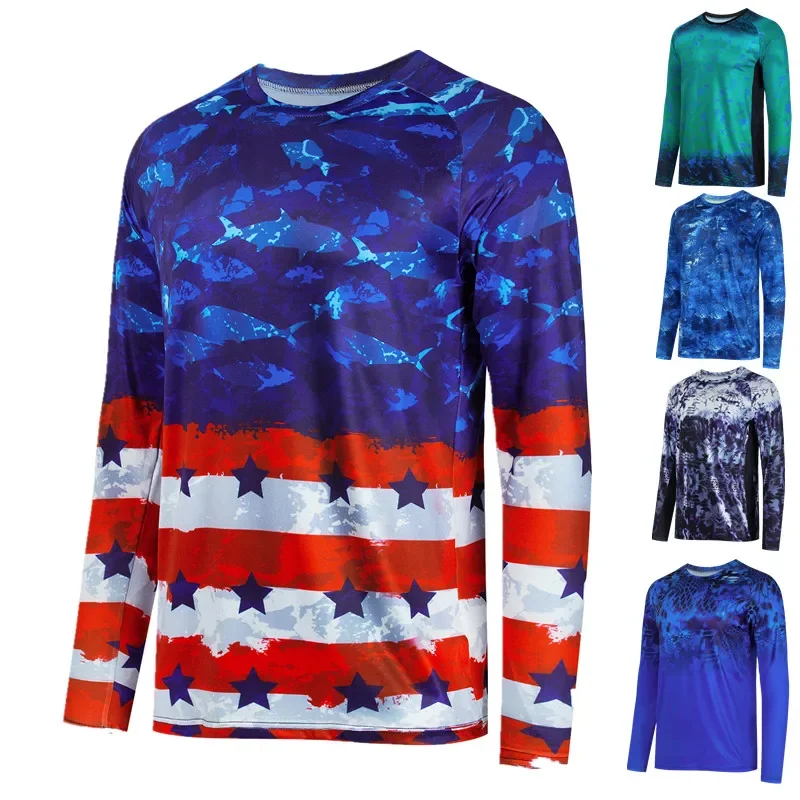 Fishing Shirts Men Long Sleeve Crewneck Sweatshirt Outdoor Uv Protection Breathable Fishing Clothing Camisa Pesca
Fishing Shirts Men Long Sleeve Crewneck Sweatshirt Outdoor Uv Protection Breathable Fishing Clothing Camisa Pesca