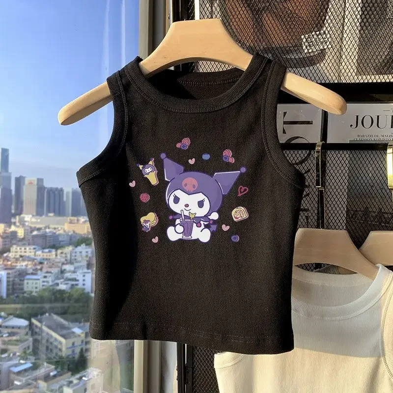 Sanrio Kuromi Children's Sleeveless My Melody Cinnamoroll Girl Summer Cute Sweet Cartoon Print Comfortable Sleeveless Breathable
Sanrio Kuromi Children's Sleeveless My Melody Cinnamoroll Girl Summer Cute Sweet Cartoon Print Comfortable Sleeveless Breathable