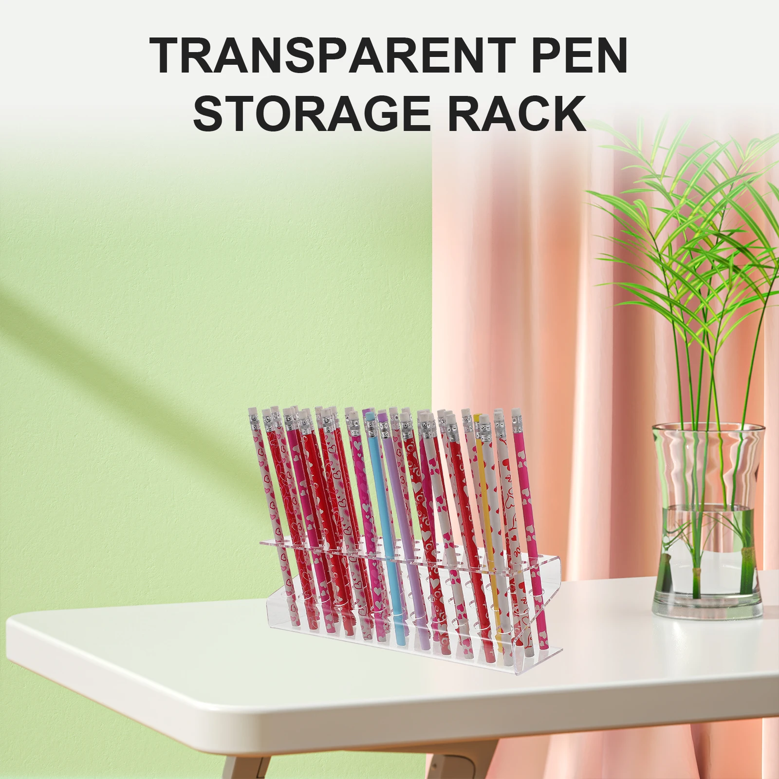 Pen Holder Display Stand Ball Pens Built-up Penholder Clear Rack Acrylic Storage
Pen Holder Display Stand Ball Pens Built-up Penholder Clear Rack Acrylic Storage