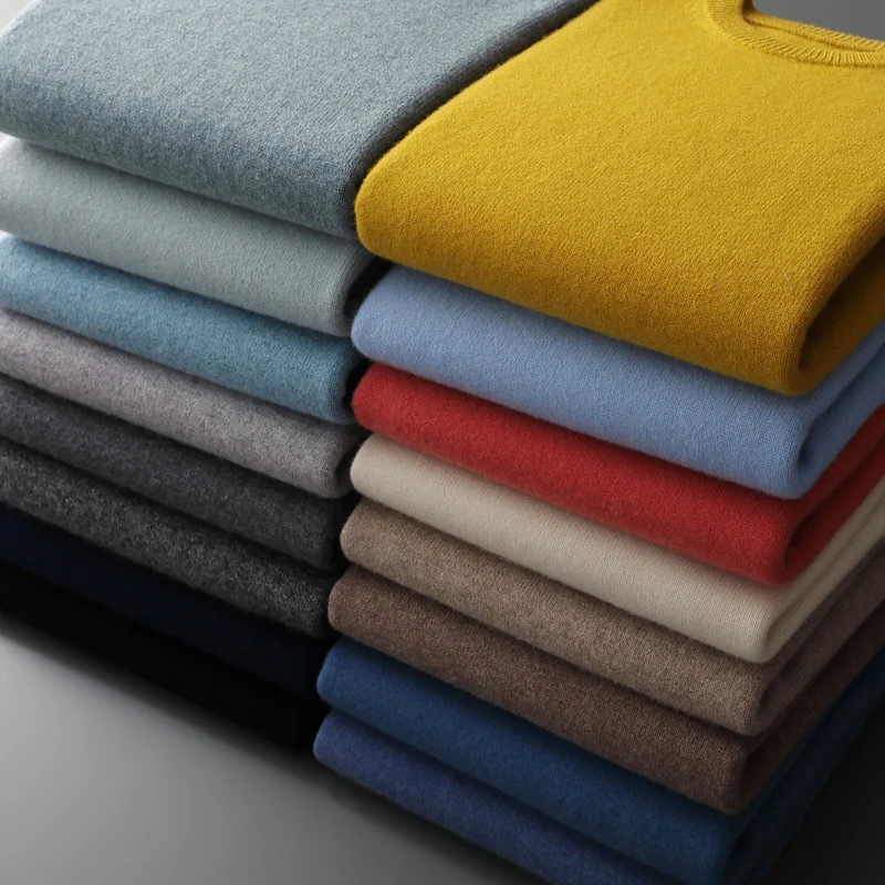 Men's 100% Pure Wool Sweater with Round Neck, Knit Pullovers, New Autumn/Winter Collection, Long Sleeve High-end Wool Sweater
Men's 100% Pure Wool Sweater with Round Neck, Knit Pullovers, New Autumn/Winter Collection, Long Sleeve High-end Wool Sweater