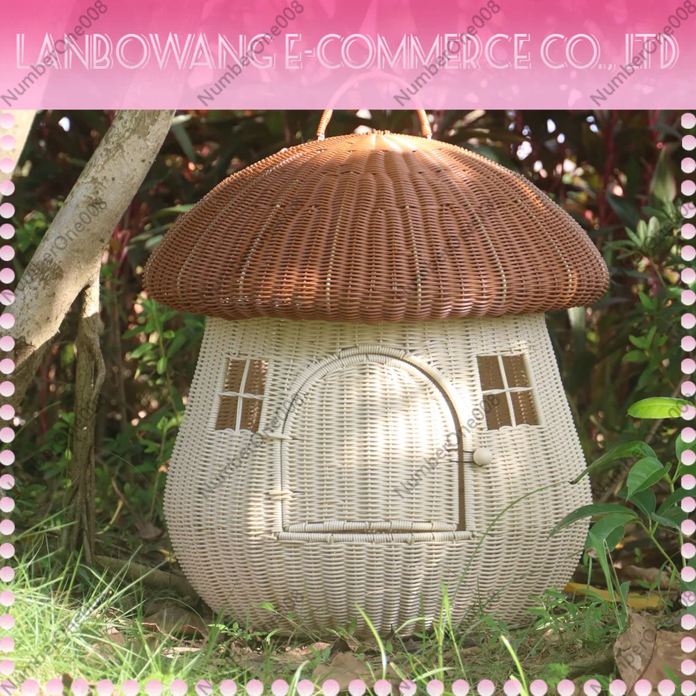 Dual Use Rattan Woven Pet Nest Cute Cat Kennel Mushroom House Kitty Bed Anti Scratch
Dual Use Rattan Woven Pet Nest Cute Cat Kennel Mushroom House Kitty Bed Anti Scratch